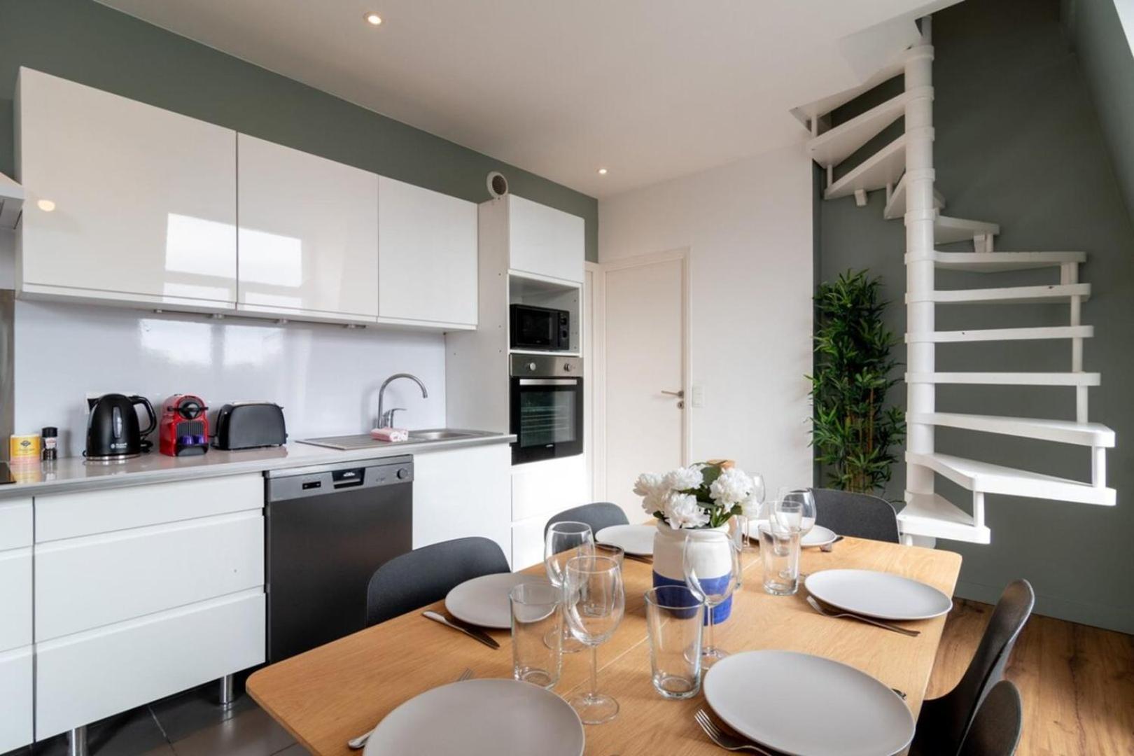 Marcq En Baroeul - Superb Apartment + Parking Exterior photo